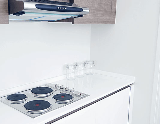 Kitchen hob and hood covered by appliance insurance