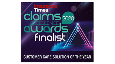 claims award customer care finalist 2020