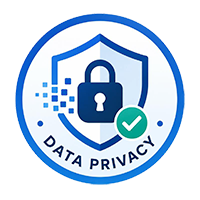 Smart Cover data privacy and security badge
