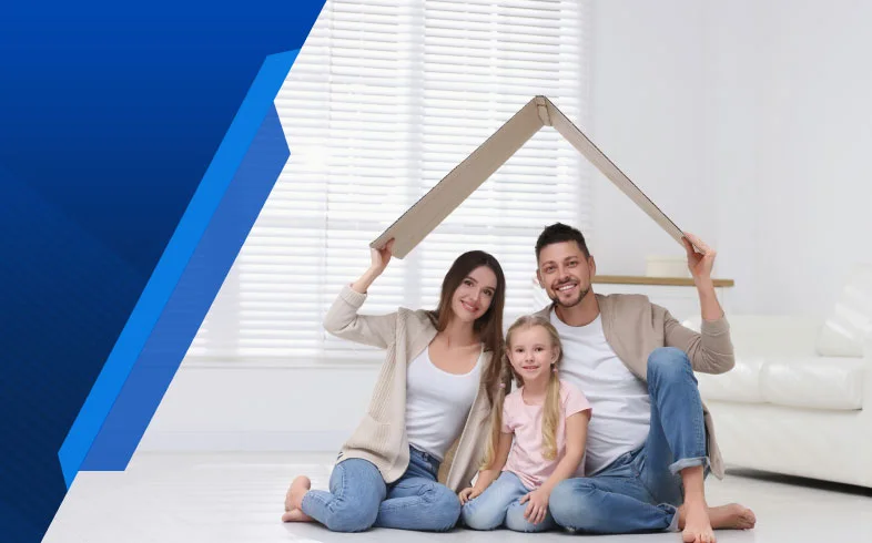 Happy family enjoying Smart Cover home emergency insurance