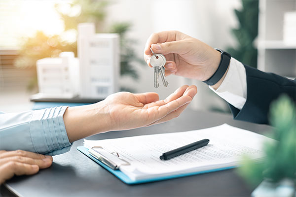 Confident landlord relying on Smart Cover for property and appliance insurance