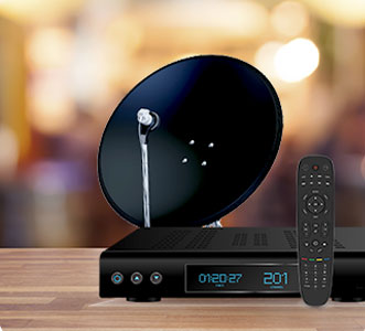 Satellite equipment covered by Smart Cover Infotainment Insurance – dish and receiver protection.